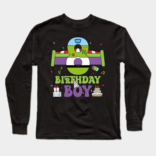 8th Birthday Boy Polical funny B-day Gift For Boys Kids Long Sleeve T-Shirt